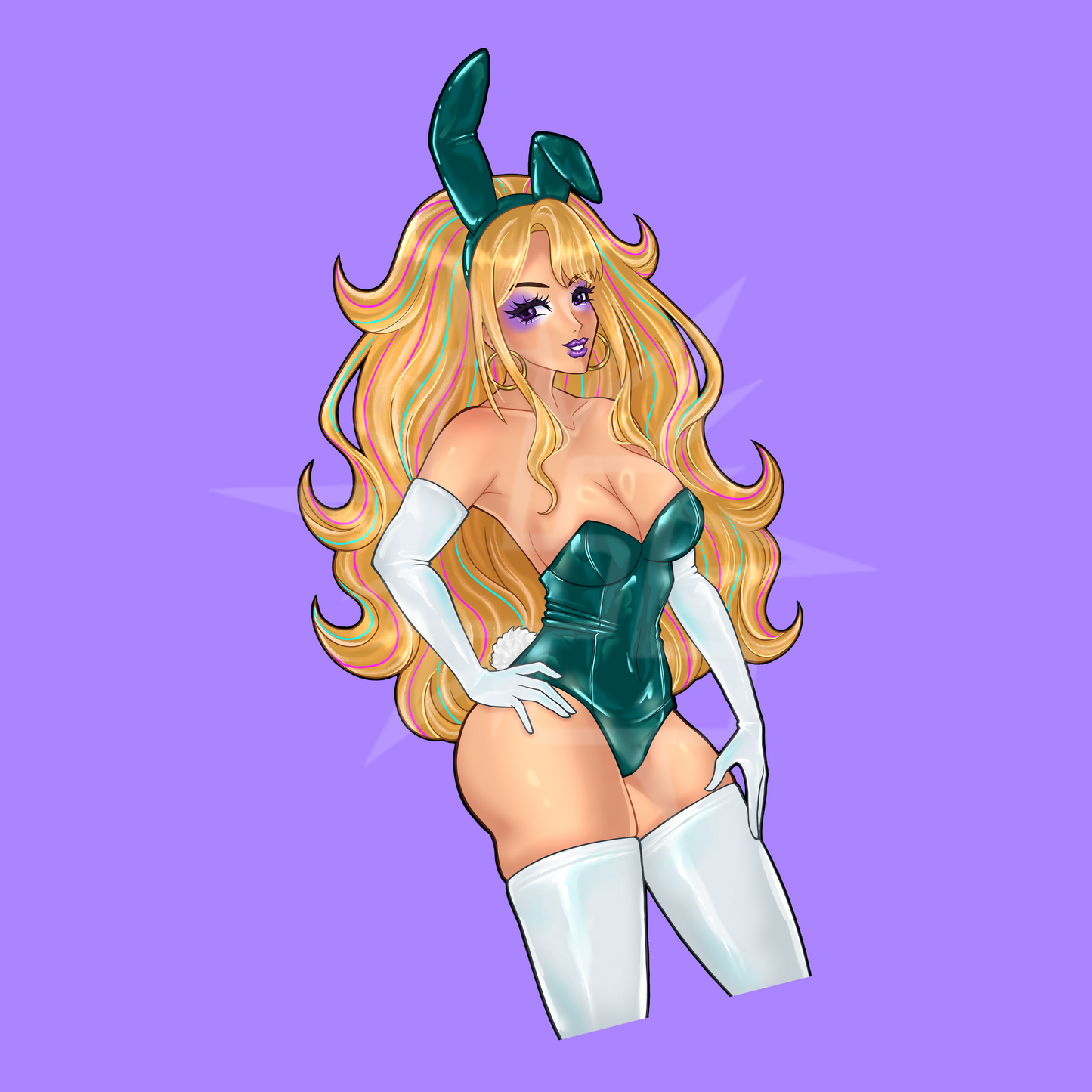 Bunnysuit Dulce Decal Sticker