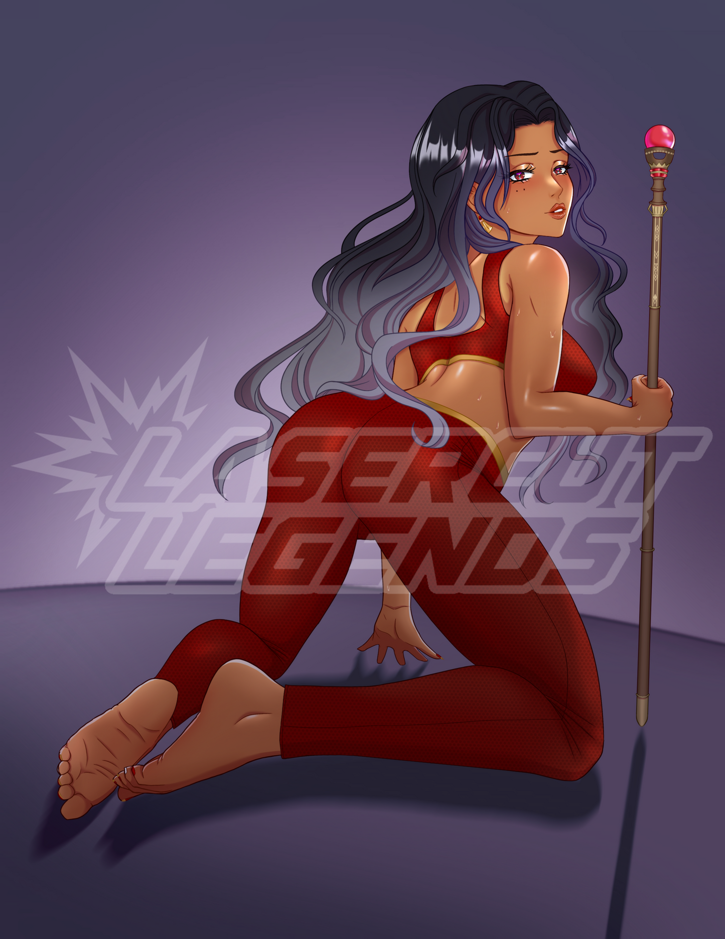 ILUNA Scarle Workout Print