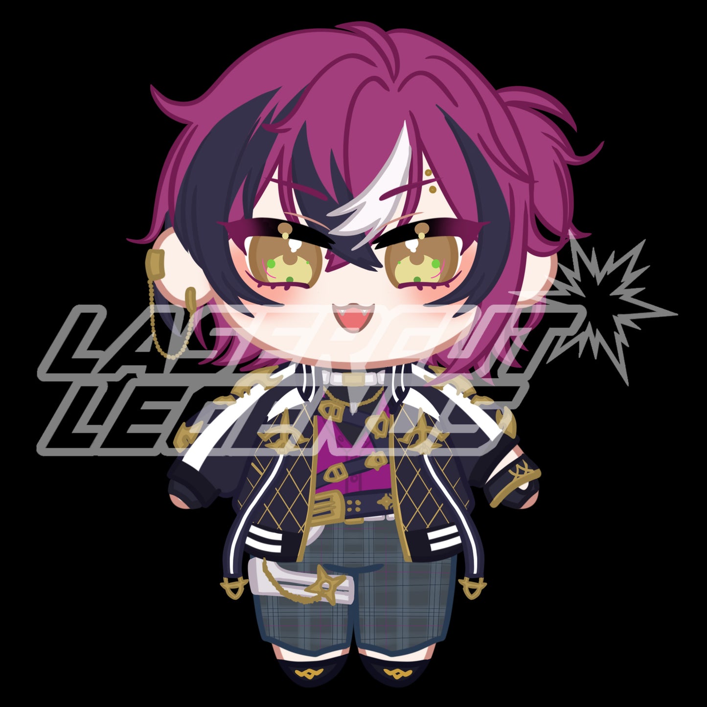 XSOLEIL Doppio 3.5in Acrylic Charm