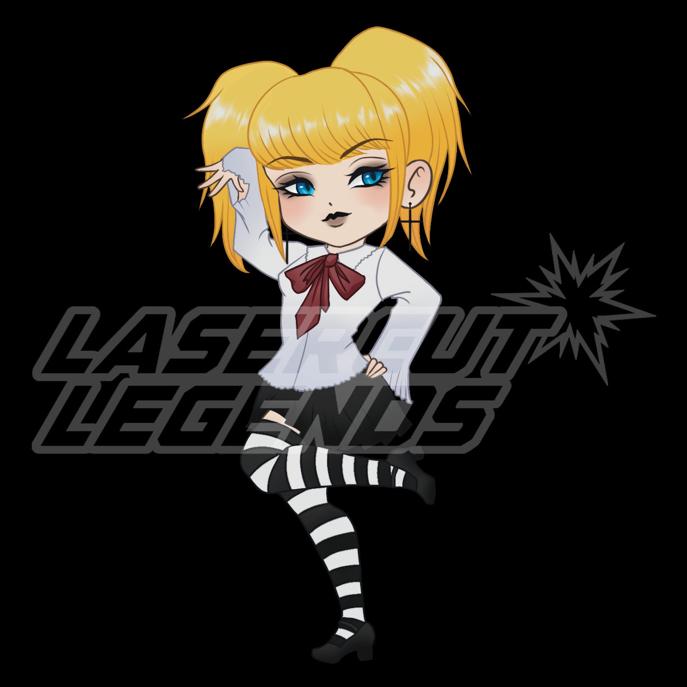 LAST RUN MisaMisa 2.5in Acrylic Charm