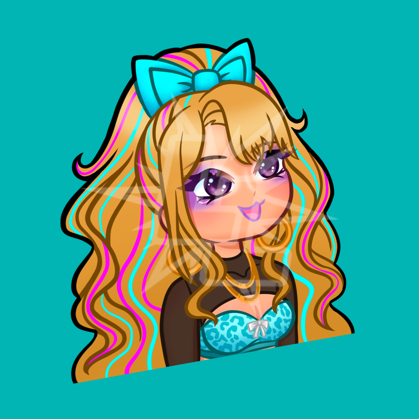 Dulce Peeker 4" Sticker