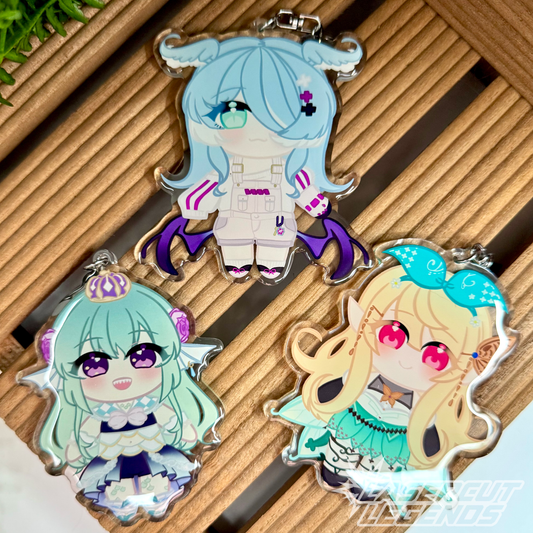 Nijisanji Lazulight 3.5" Acrylic Charms