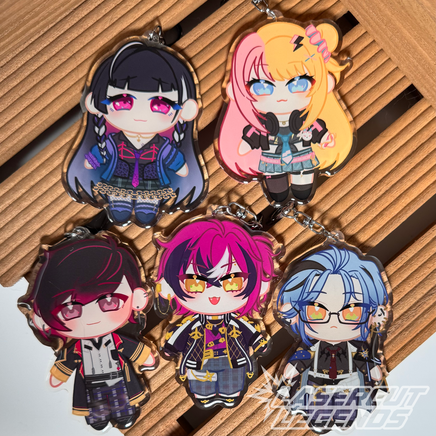 Nijisanji Xsoleil 3.5" Acrylic Charms